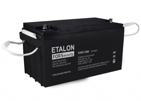 Купить аккумулятор etalon fors 1265 12в 65 а∙ч