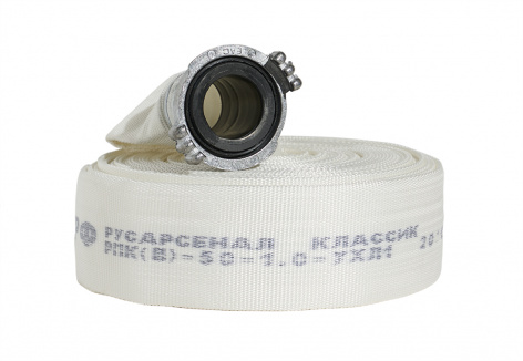 Купить рукав пожарный рпк(в)-н/в-50-1,0-ухл1 в сборе с головками гр-50а-пл и стволом рс-50,01ал