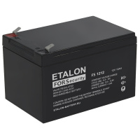 Изображение аккумулятор etalon fs 1212 12в 12 а∙ч